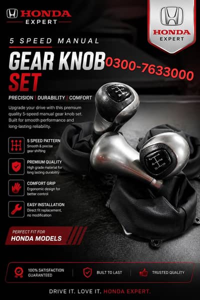 Honda civic reborn Manual Automatic Gear Knob