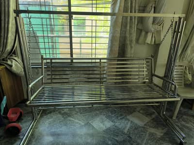 Premium Stainless Steel 3-Seater Jhoola (Swing)