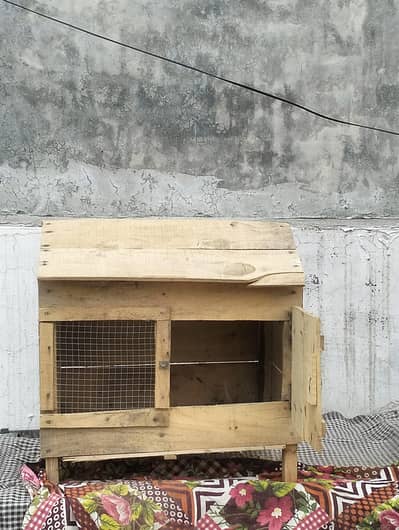 wooden cage for sale with dove pair