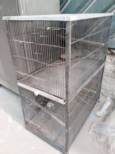 cage for sale double postion
