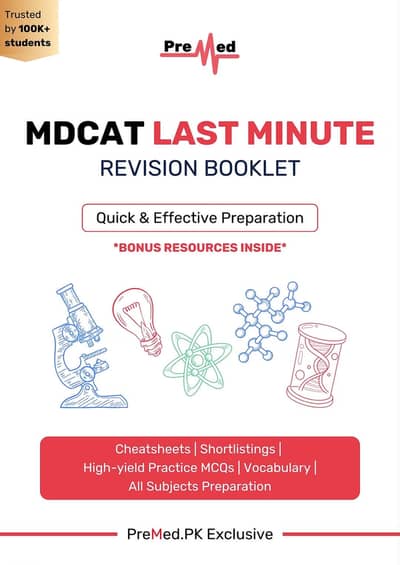 Premed last minute revision book for mdcat