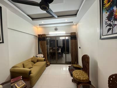 3 Bed DD Flat For Sale Corner 3rd Floor lift available West open Gulshan Iqbal block 13D2 Demand 1 Caror 35 Lac *Code(16664)*