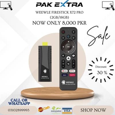TV stick X72 PRO 2GB/16GB netflix youtube Android 11 voice remote