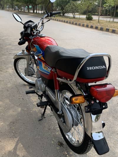 honda cd70 2026 model red