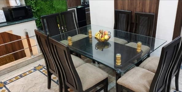 65" × 45" Used 8mm Tempered Glass Table Top / Dining Table Glass Only