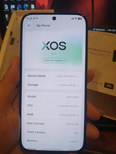 Infinix Note 60pro 8/256 Snapdragon 7s Gen4 5G