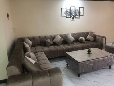 L shape sofa set / sofa set / Corner sofa set /6 seater sofa set