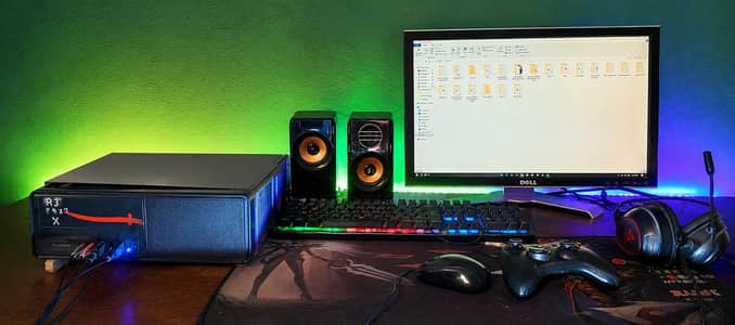 Complete gaming setup. All equipments.