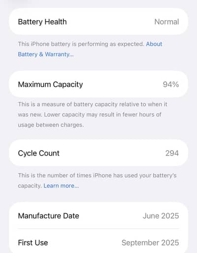 Iphone 16 pro max pra approved 94 bh or warnty remining 3 month
