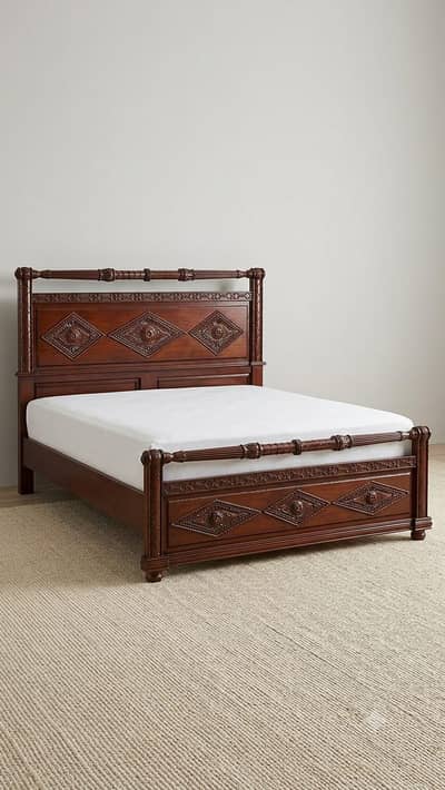 original shisham wood bed set