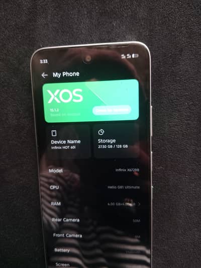Infinix Hot 60 i 6 /128 only charger