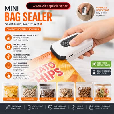 Portable Mini Bag Sealer for Food Storage