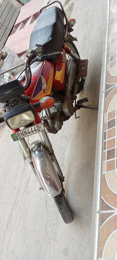 O3OO7896O65 TOTAL GENUINE HONDA CD 70 MODEL 2004