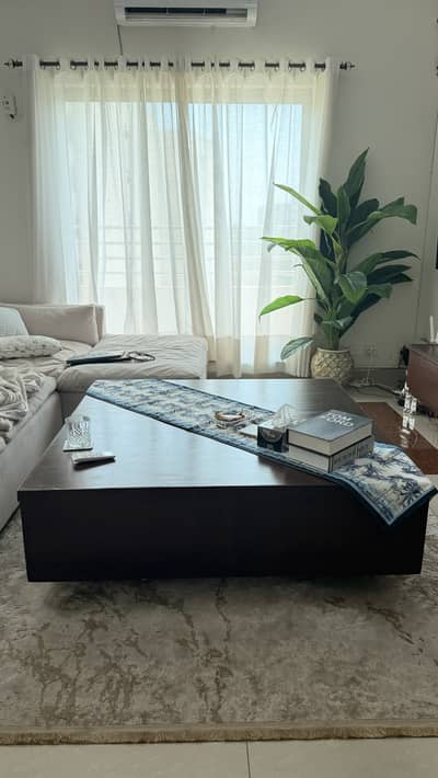 Wooden coffee table