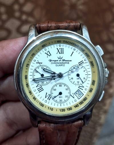 Vintage Yonger & Bresson Chronograph Quartz wristwatch