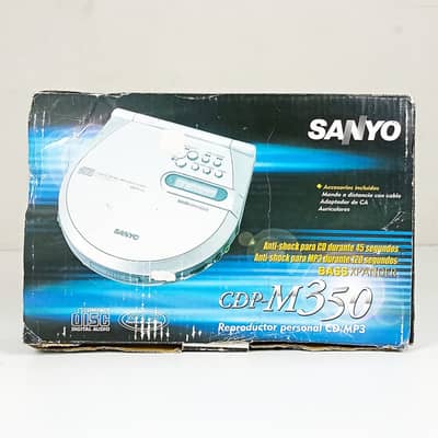 Vintage Sanyo CDP-M350 CD Disc Player with Orignal Box and Accessories