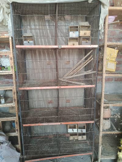 Birds Cage Wooden and Iron cage