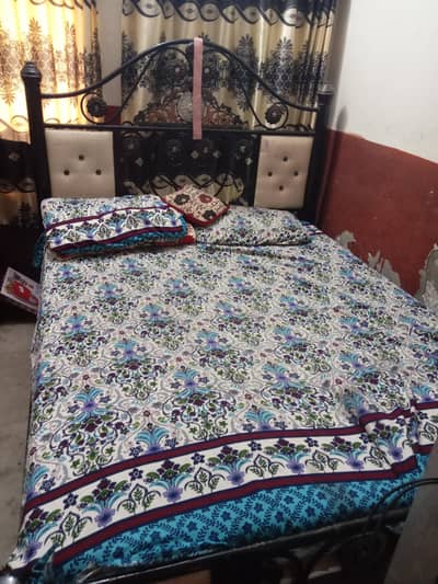 iron bed