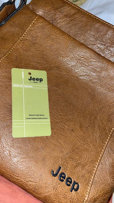 Original JeeP brand leather bag