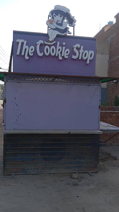 Cart for deserts and fast food