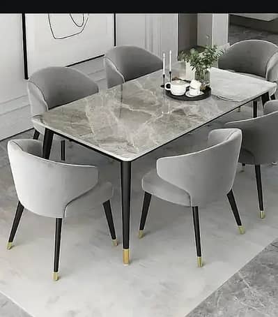 cafe chairs/6 seater dining table/UV top table/restaurant furniture