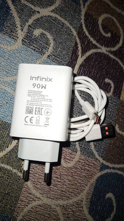 Infinix Note 60 Pro Original Charger 90W Box Pulled original