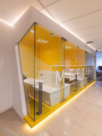glass partition/gypsum board partition/gypsum ceiling/cement partition