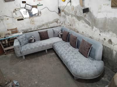 L shaped sofa