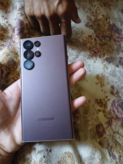 Samsung Mobile S22 Ultra Official PTA 12 GB 512GB WATERPACK