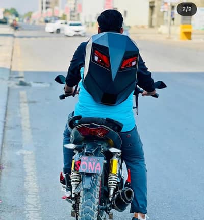 Led display backpack