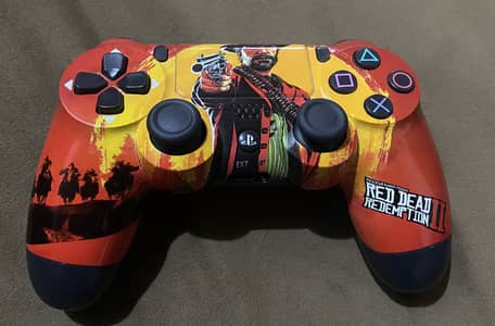 PS4 Wireless Controller – Red Dead Redemption 2 Design