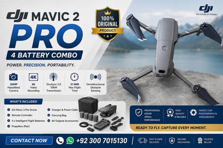 Mavic 2 pro 4 battery k sath