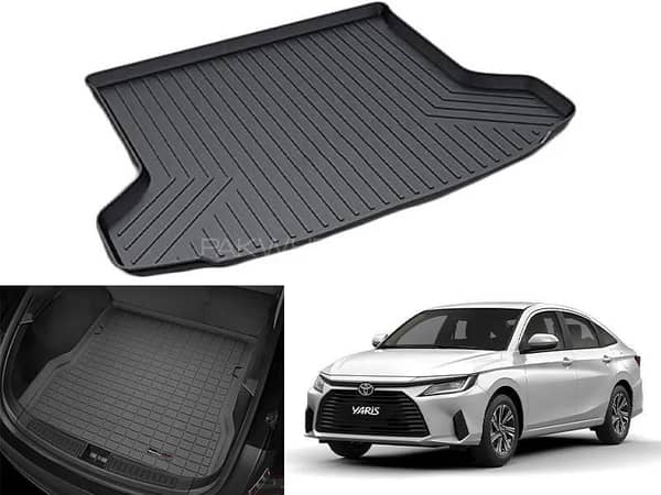 Car Trunk Mat ABS Plastic Toyota Yaris