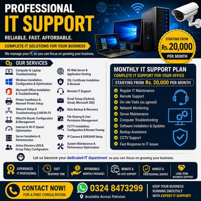 Professional IT Support & Network Services