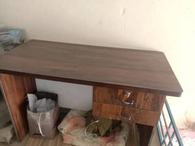 office table and office chair