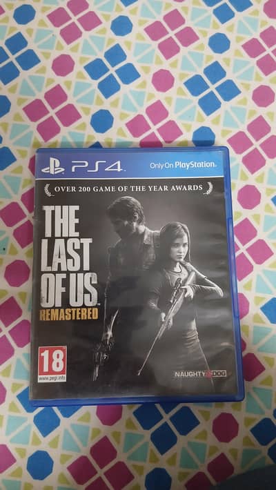 PS4 CD [THE LAST OF US REMASTERED]