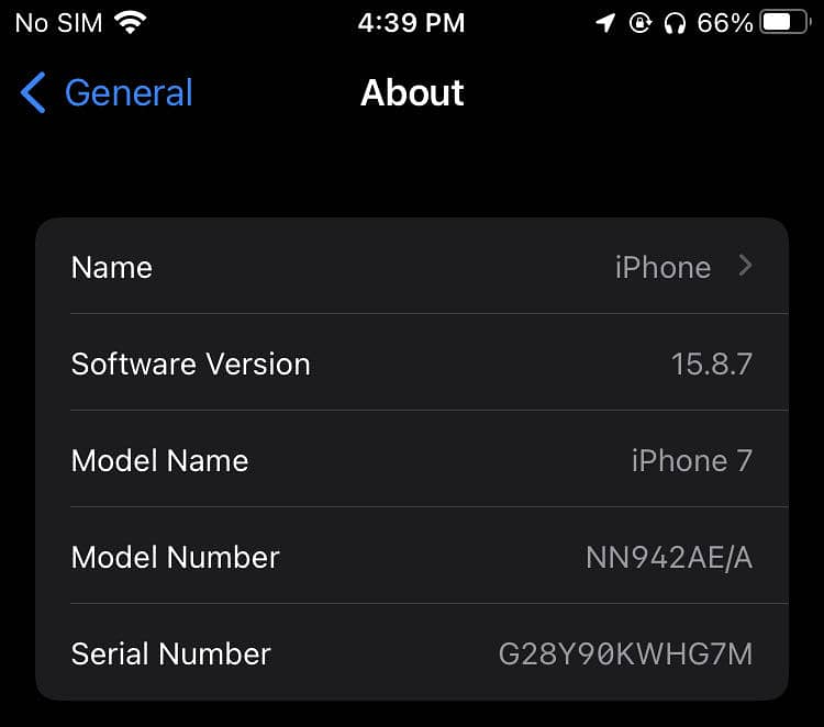 Apple iPhone 7 0