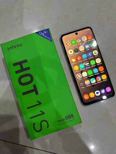 Infinix Hot 11s With Box Panel Damage Battery Replaced With Geniune