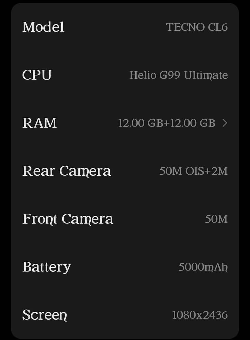 Tecno CAMON 30 5