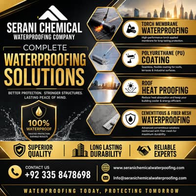 Roofing Service in Karachi, Roof Waterproofing & Heat-Proofing near me