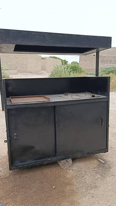 Heavy Duty Fast Food Cart / Food Stall for Sale