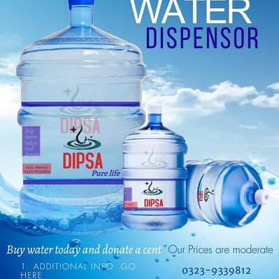 Worker required for water delivery.
