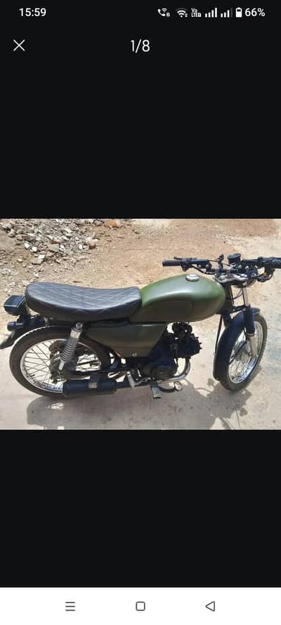 Cafe Racer modify 100 cc