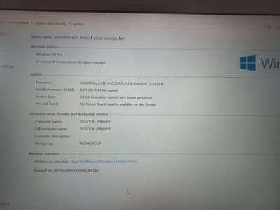 HP thinkpad i5 6th Generation