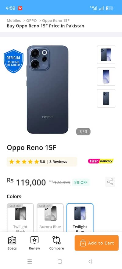 oppo Reno 15f