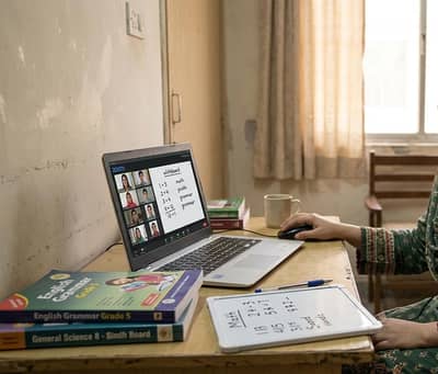 Premium Female Online Tutor (KG to Class 9th Matric) - Master's Degree
