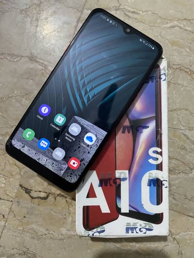 Samsung a10s with box dual sim