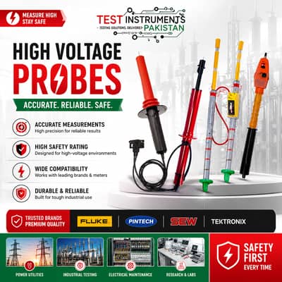 High Voltage Probes in Pakistan | Fluke, SEW, PINTECH