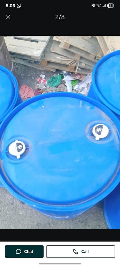 208 liter water drum