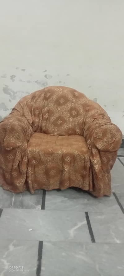 Used 3-seater Sofa for urgent sale --- Average condition.